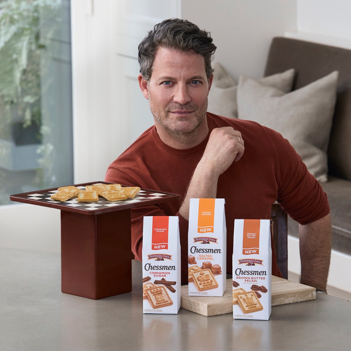 Pepperidge Farm x Nate Berkus Chessmen Cookie Board